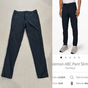 lululemon athletica Men's True Navy Chinos